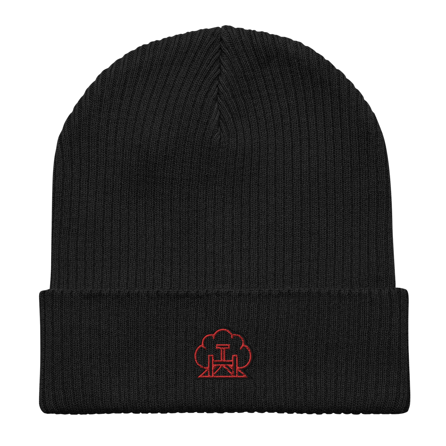 Emblem Ribbed Hat