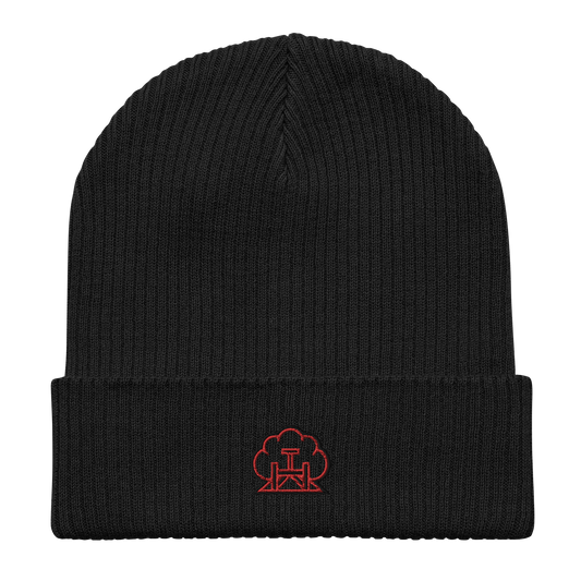 Emblem Ribbed Hat