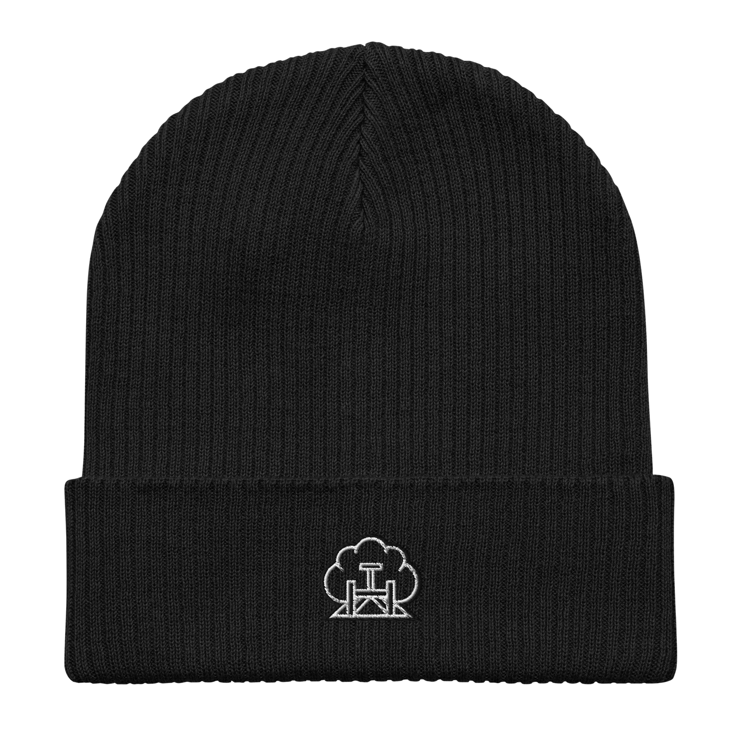 Emblem Ribbed Hat