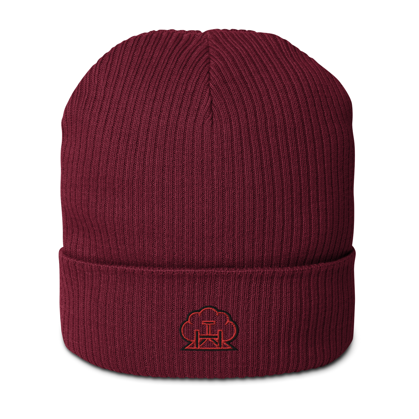 Emblem Ribbed Hat