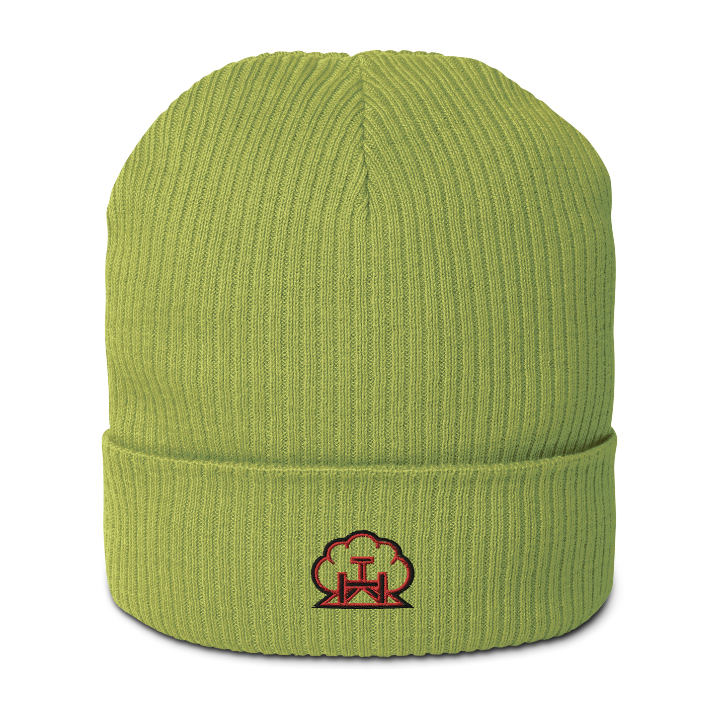 Emblem Ribbed Hat