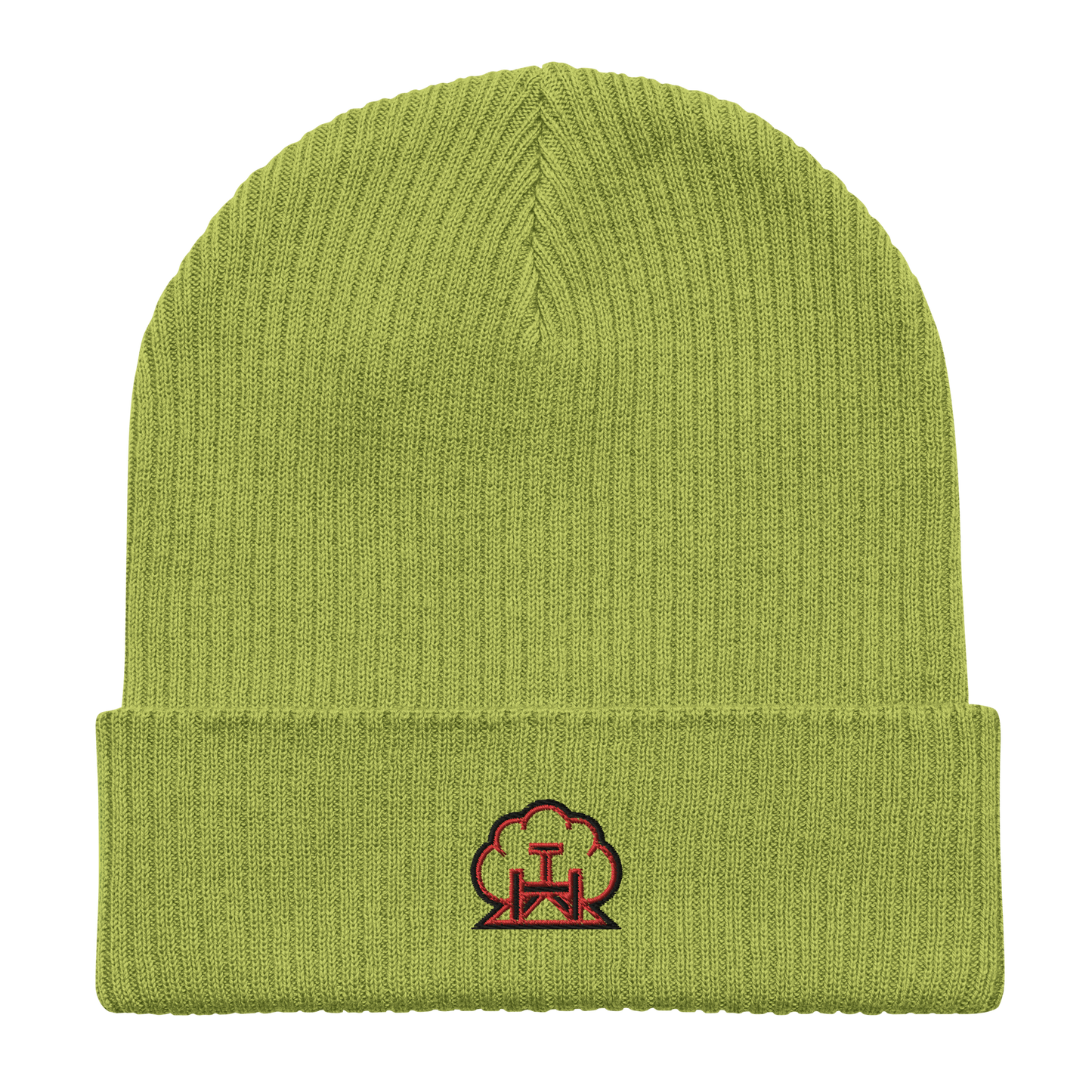 Emblem Ribbed Hat