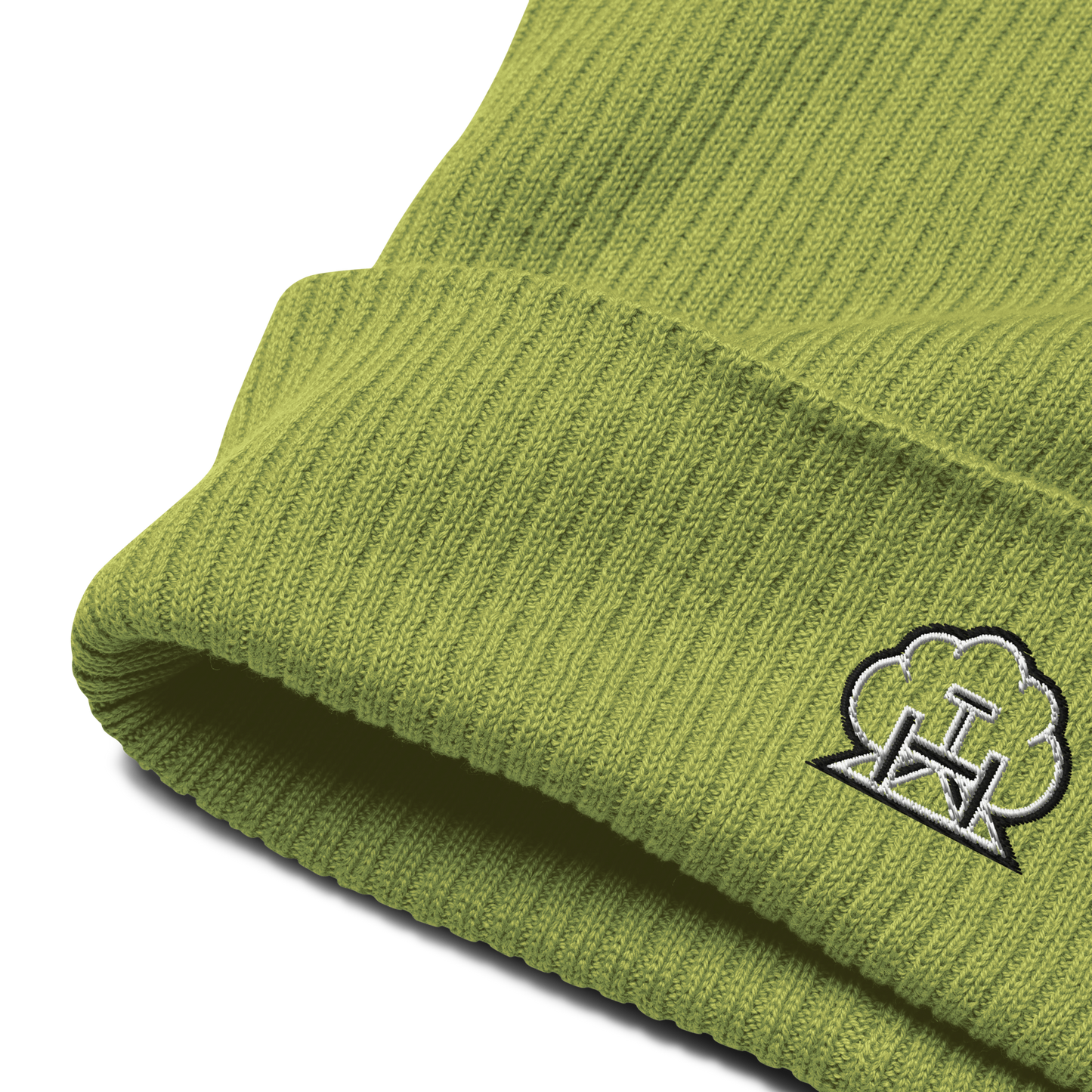 Emblem Ribbed Hat