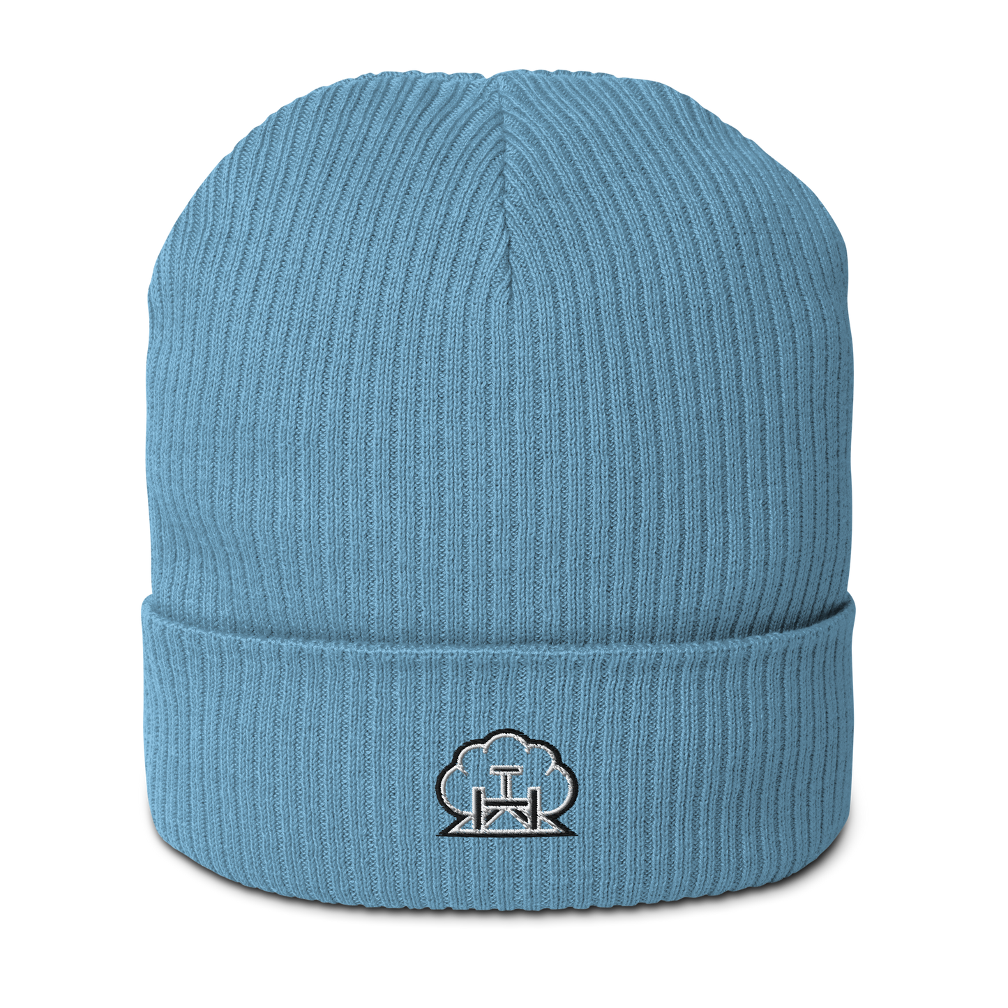 Emblem Ribbed Hat