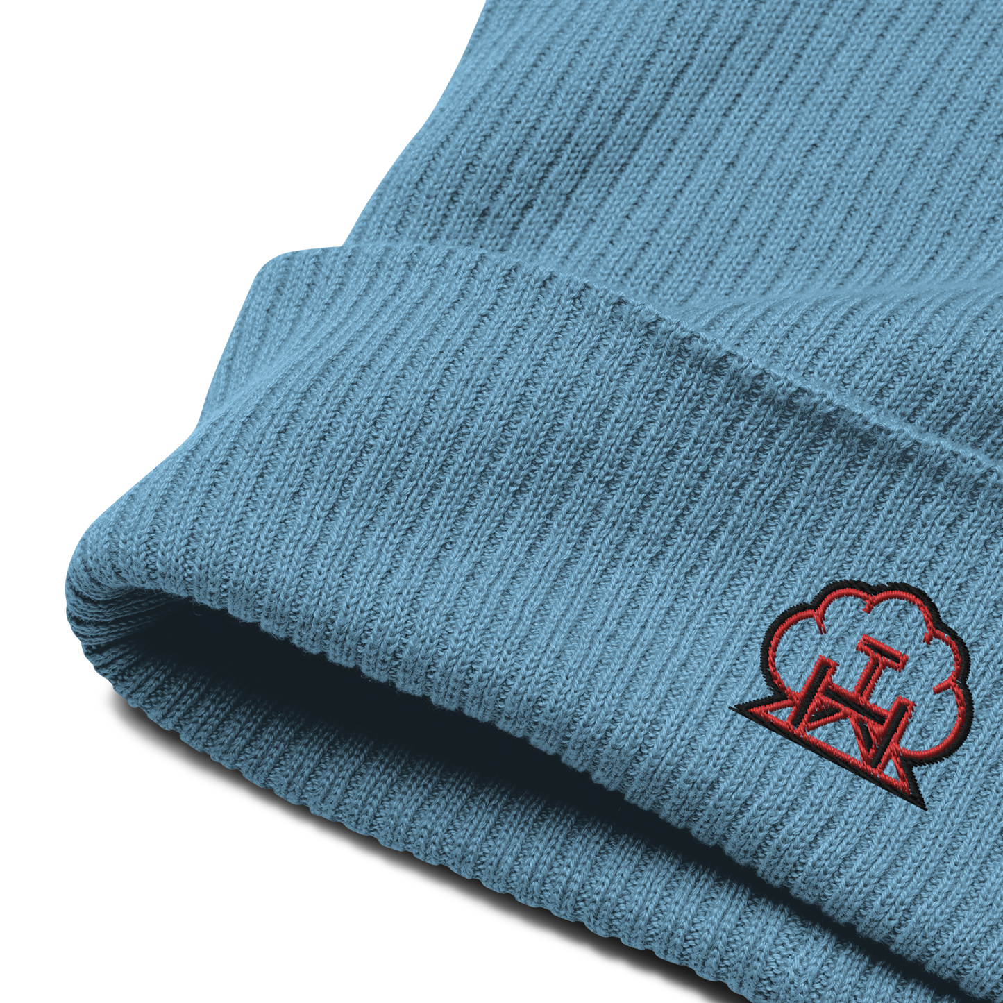 Emblem Ribbed Hat