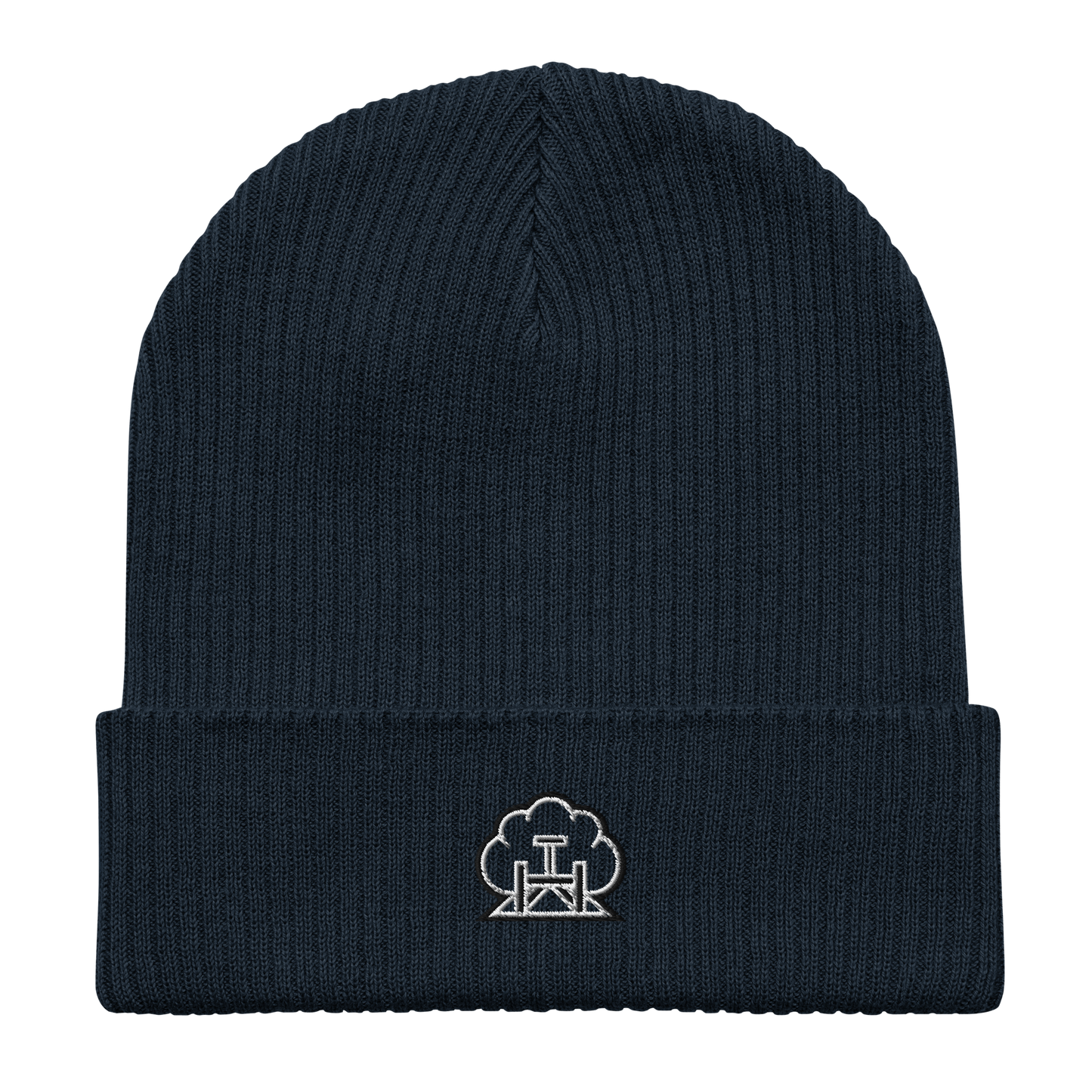 Emblem Ribbed Hat