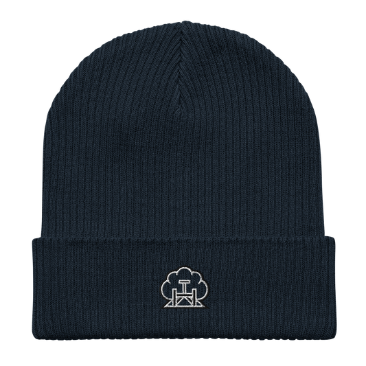 Emblem Ribbed Hat